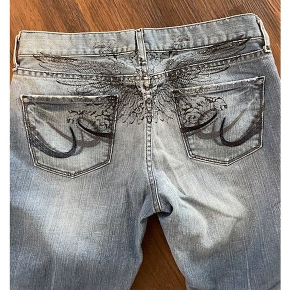 Express Size 8 Women's Eva Bootcut Denim Jeans - Picture 5 of 7